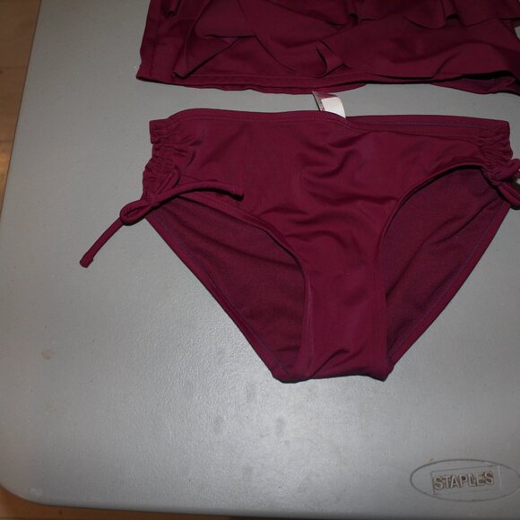 2 Pcs Justice Tankini Swimsuit - Picture 5 of 12